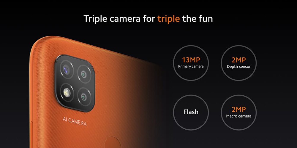 Redmi 9C trang bị bộ 3 Camera AI